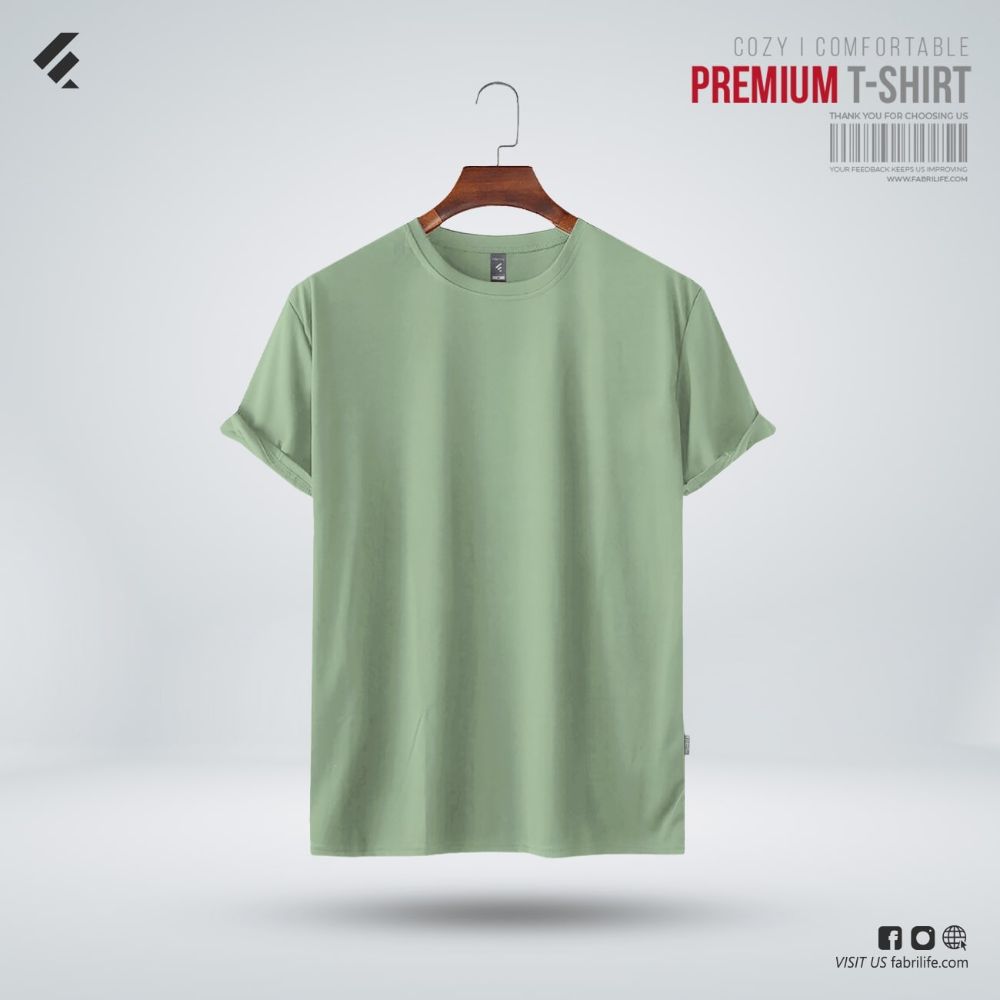 Mens Premium Blank T-shirt - Ice Berg Green